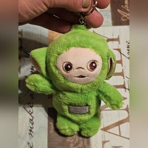 Green Teletubbies Plush Keychain